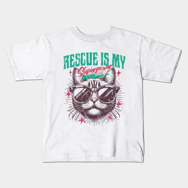 Rescue is my Superpower Kids T-Shirt by Jambella